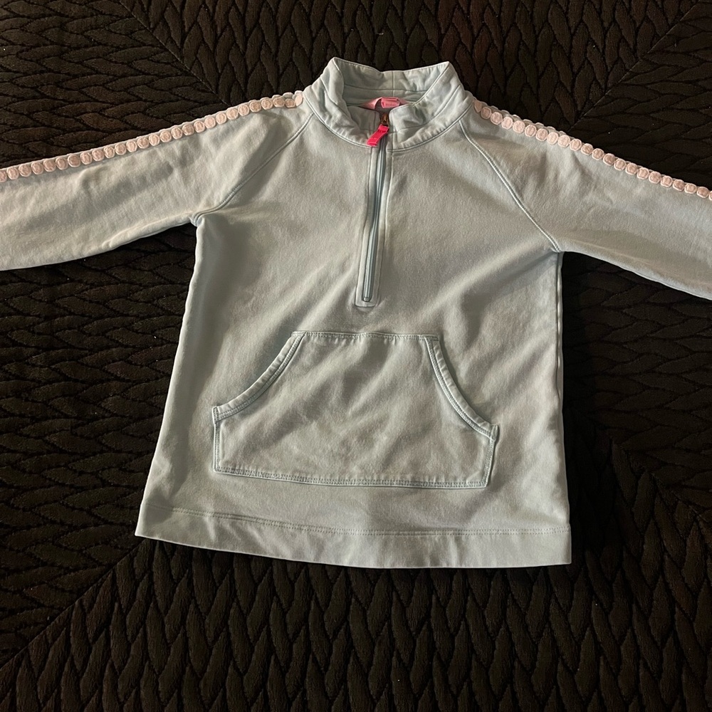Girls Lilly Pulitzer half zip size M 6-7